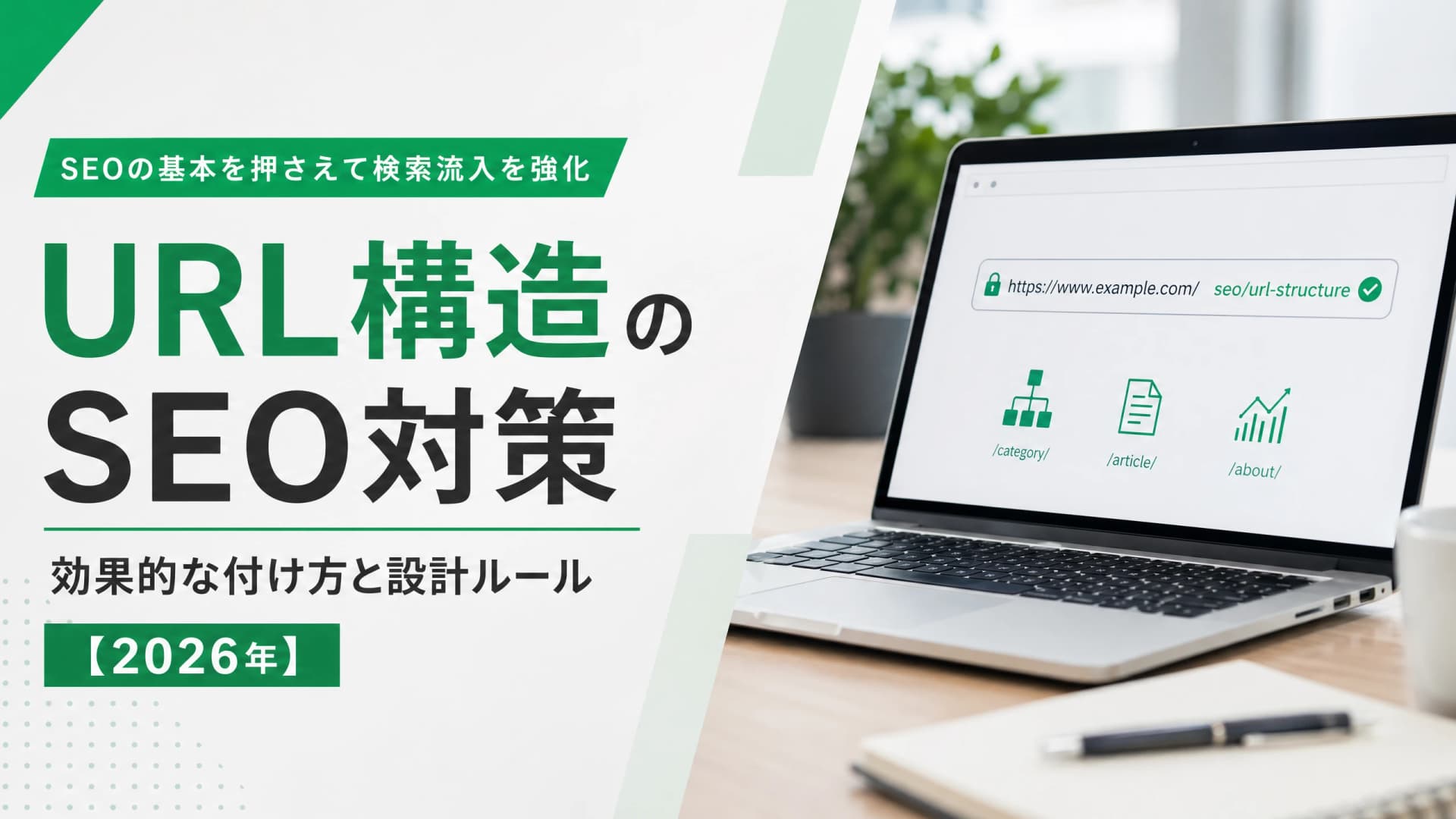 URL構造のSEO対策・効果的な付け方と設計ルール【2026年】
