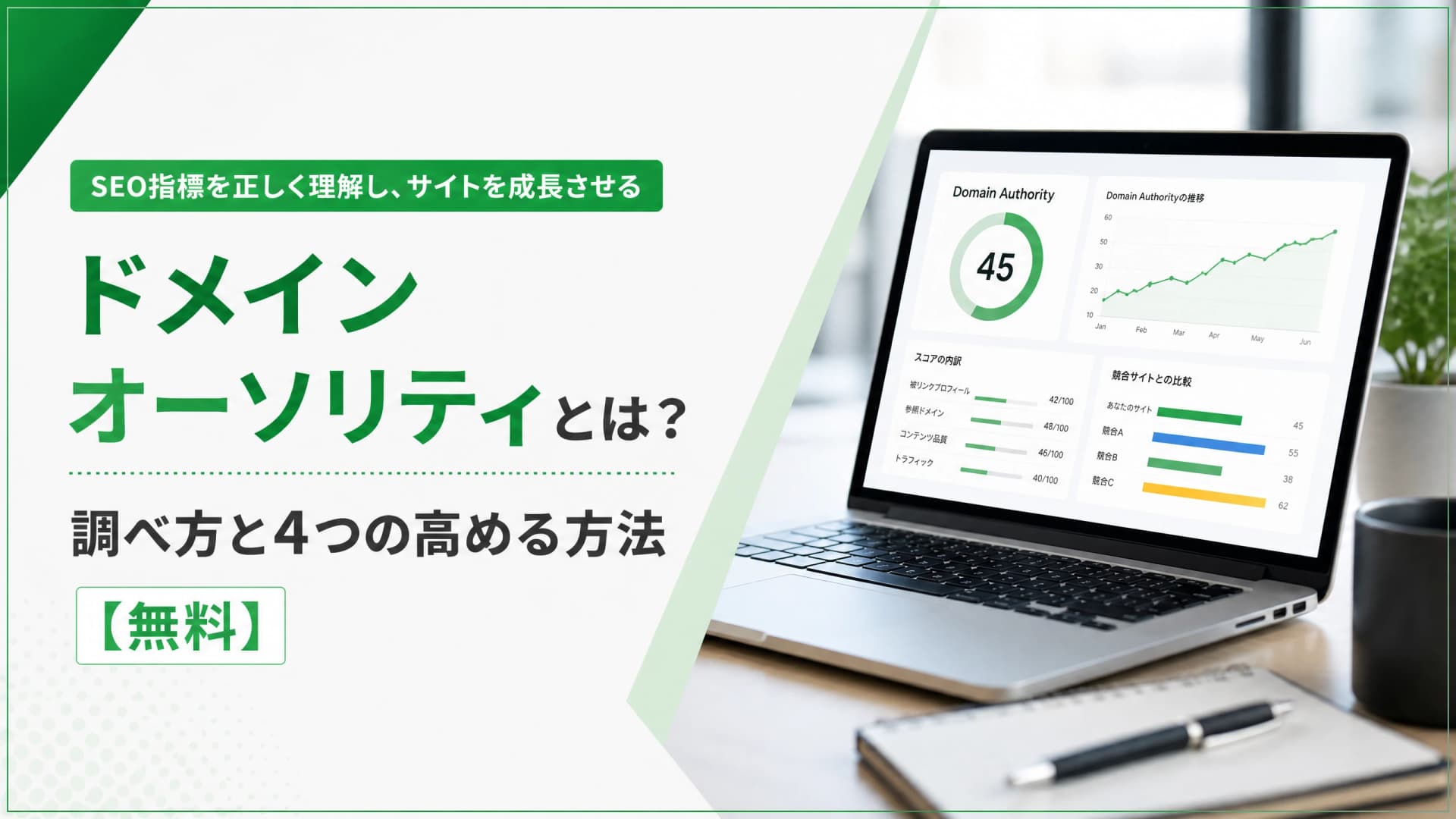 ドメインオーソリティとは？調べ方と4つの高める方法【無料】